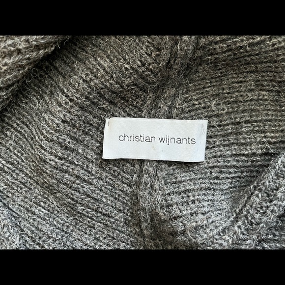 Belgium designer alpaca cardigan Christian wijnants - Picture 9 of 9